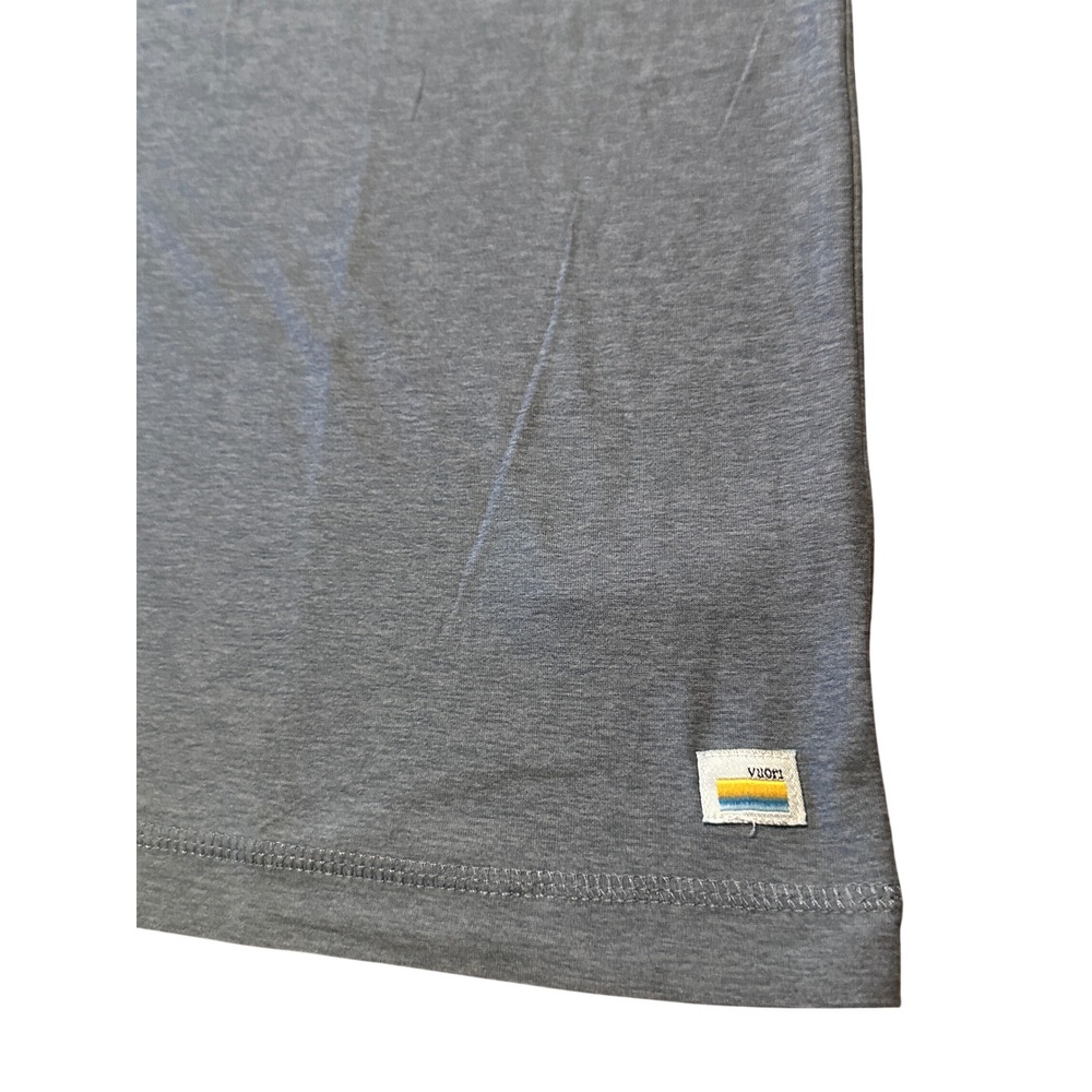 NWT Vuori Strato Tech Tee CHAMBRAY HEATHER Size XL - Picture 2 of 7